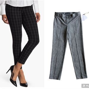 AMANDA + CHELSEA Ankle pant Black and Gray Size 4